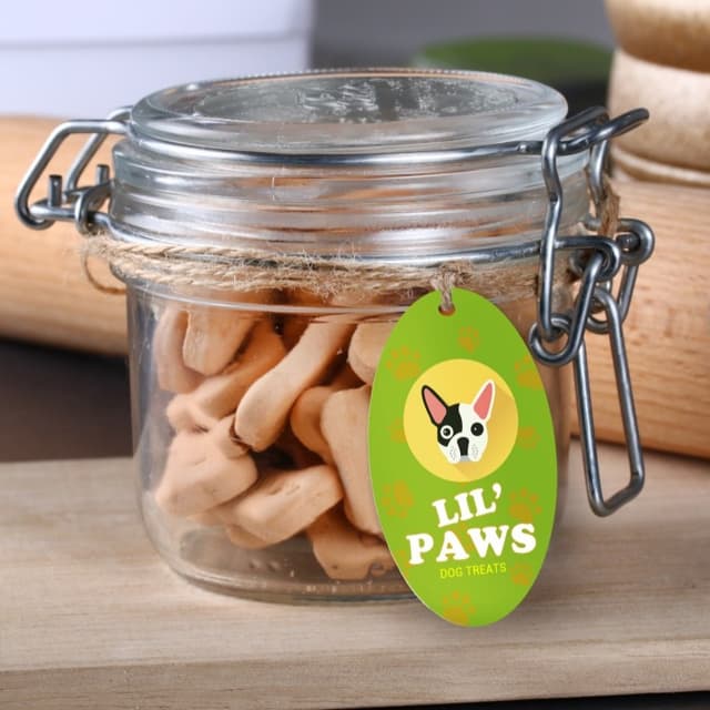 تگ آویز بیضی