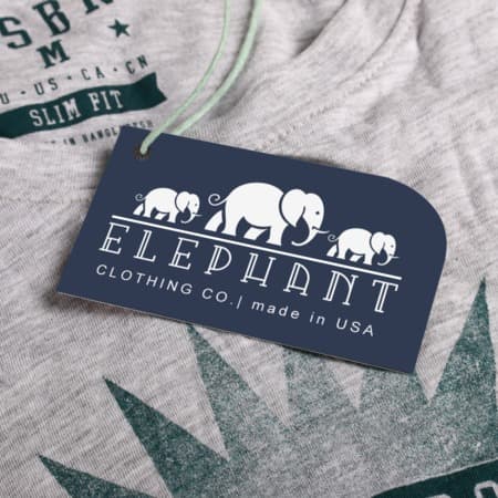 تگ آویز یک گوشه گرد